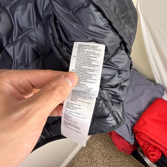 adidas Terrex kansas soccer size large Puffer Down Winter Jacket - Picture 6 of 9